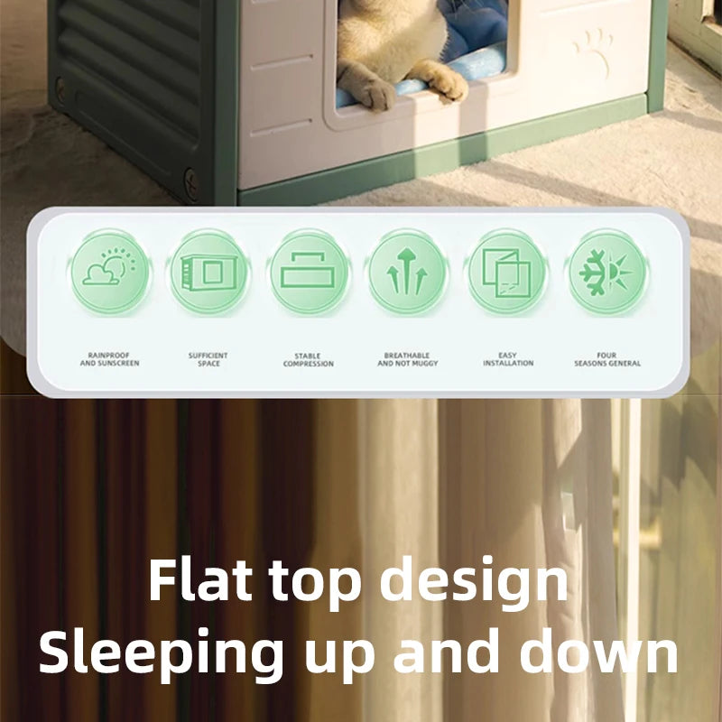 Rainproof Cat House for Outdoor Comfort and Shelter - Smarsty