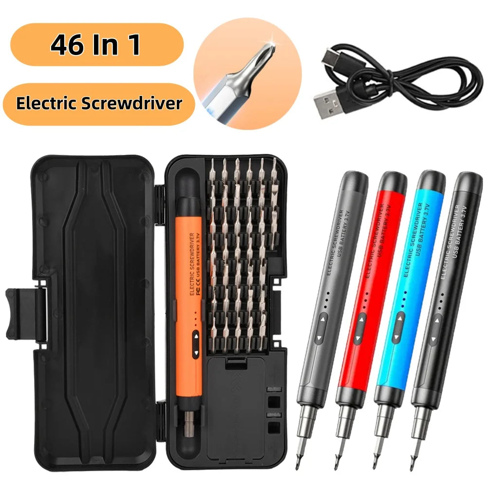 46 In 1 Electric Screwdriver Set for Mobile Repair - Smarsty