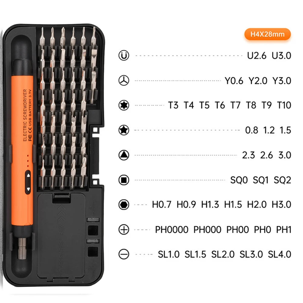 46 In 1 Electric Screwdriver Set for Mobile Repair - Smarsty