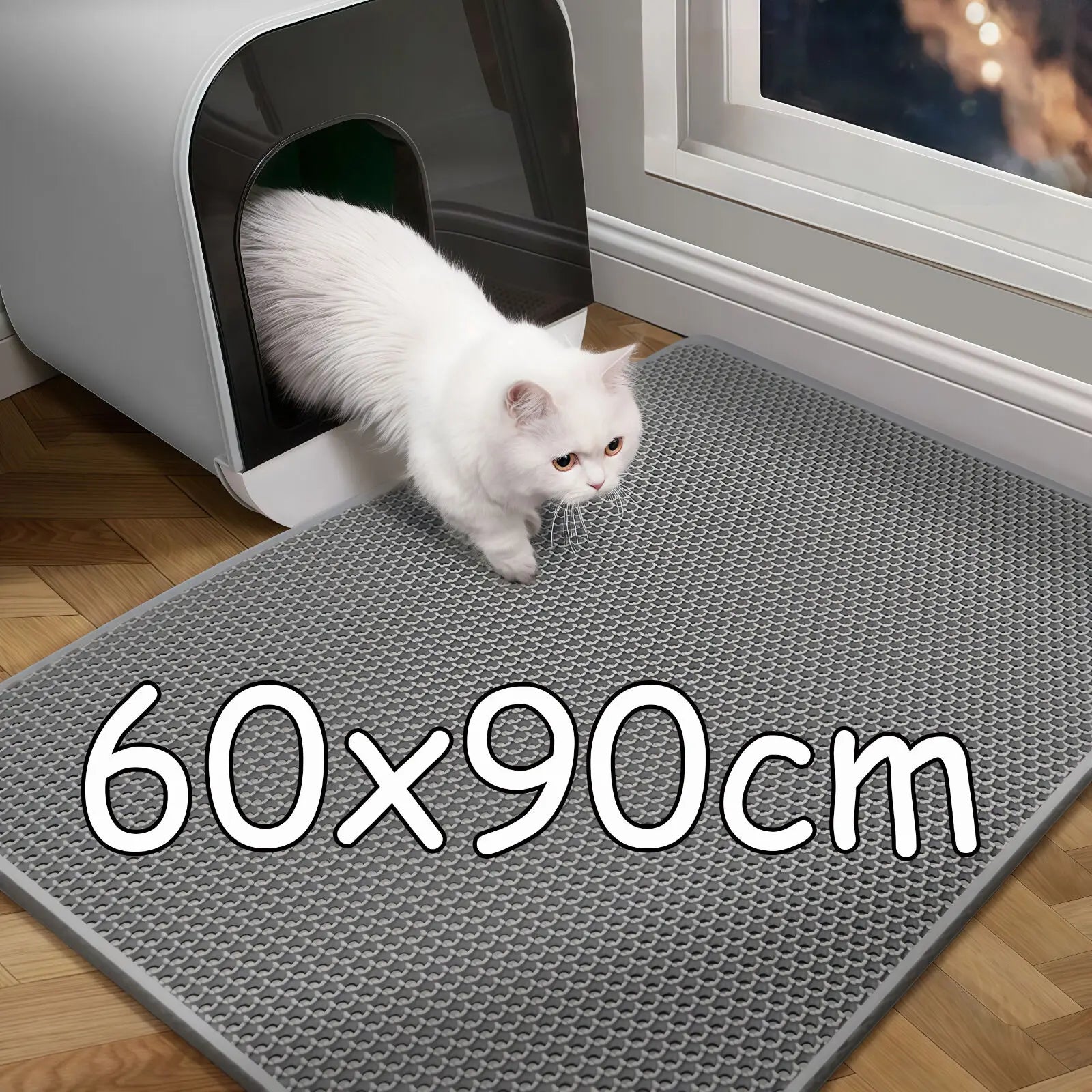 Waterproof Cat Litter Mat Double Layer Non-Slip Design - Smarsty