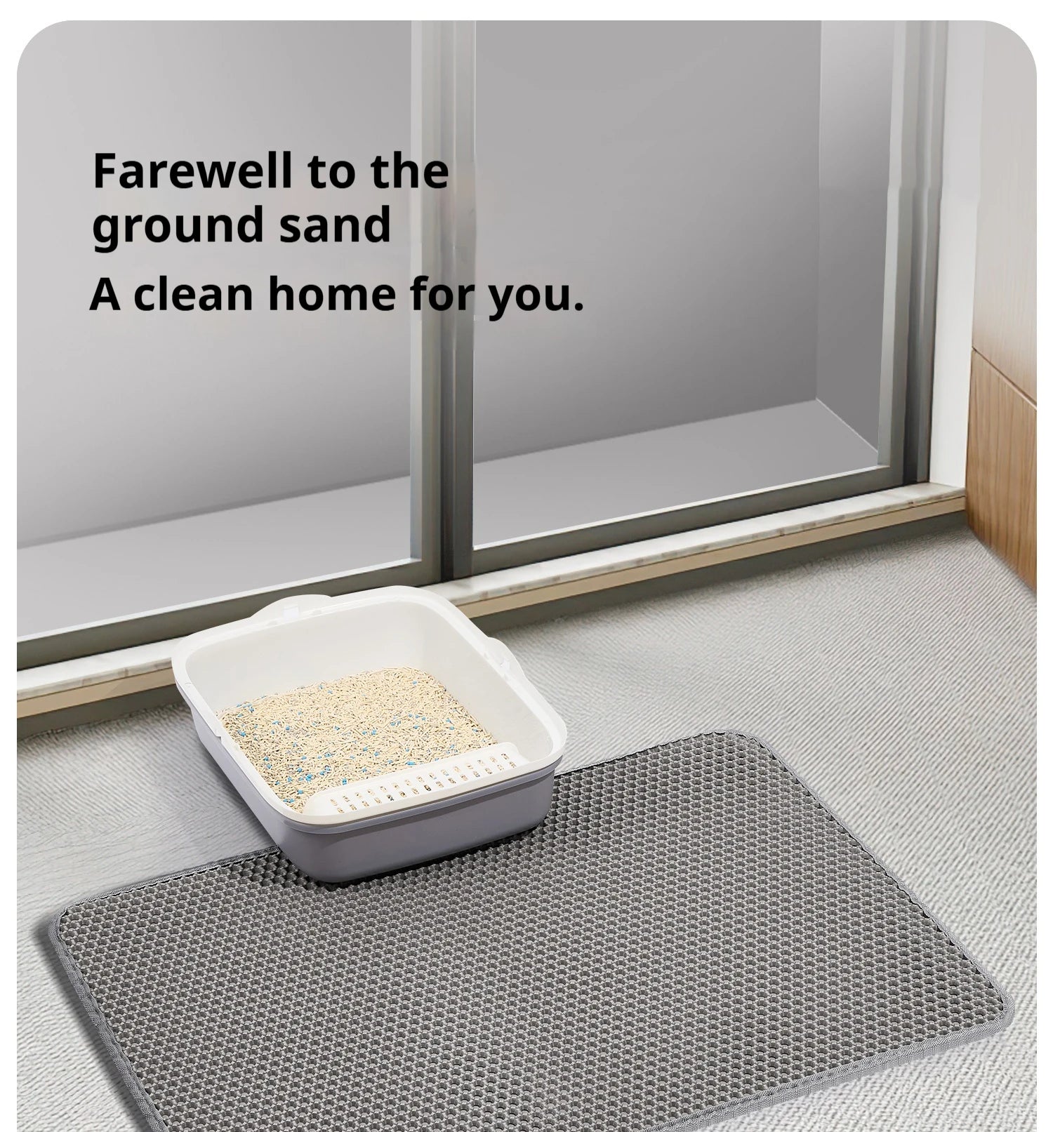 Waterproof Cat Litter Mat Double Layer Non-Slip Design - Smarsty