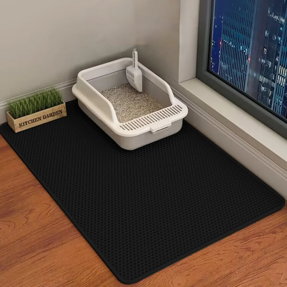 Waterproof Cat Litter Mat Double Layer Non-Slip Design - Smarsty