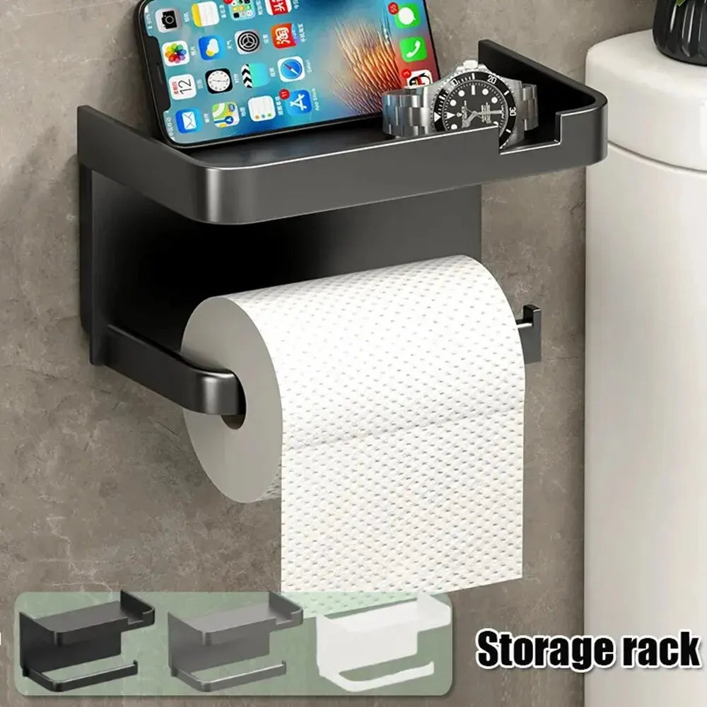Versatile Plastic Storage Rack for Toilet Paper and Towels - Smarsty