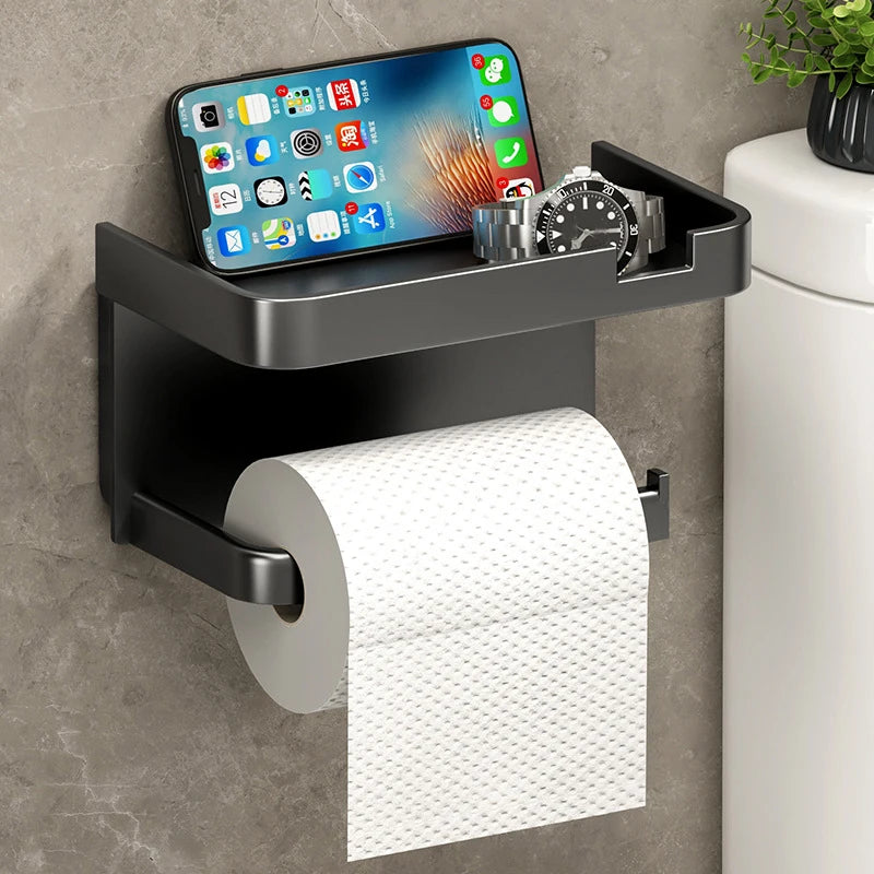 Versatile Plastic Storage Rack for Toilet Paper and Towels - Smarsty