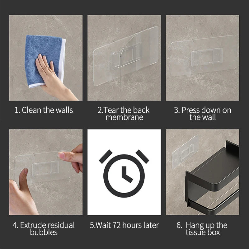 Versatile Plastic Storage Rack for Toilet Paper and Towels - Smarsty