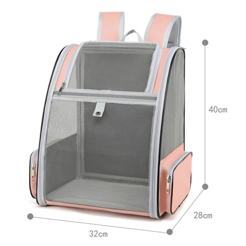 Breathable Cat Carrier Backpack for Travel Convenience - Smarsty
