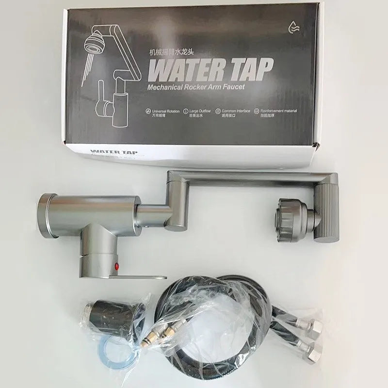 Swivel Bathroom Sink Faucet with Hot and Cold Water - Smarsty