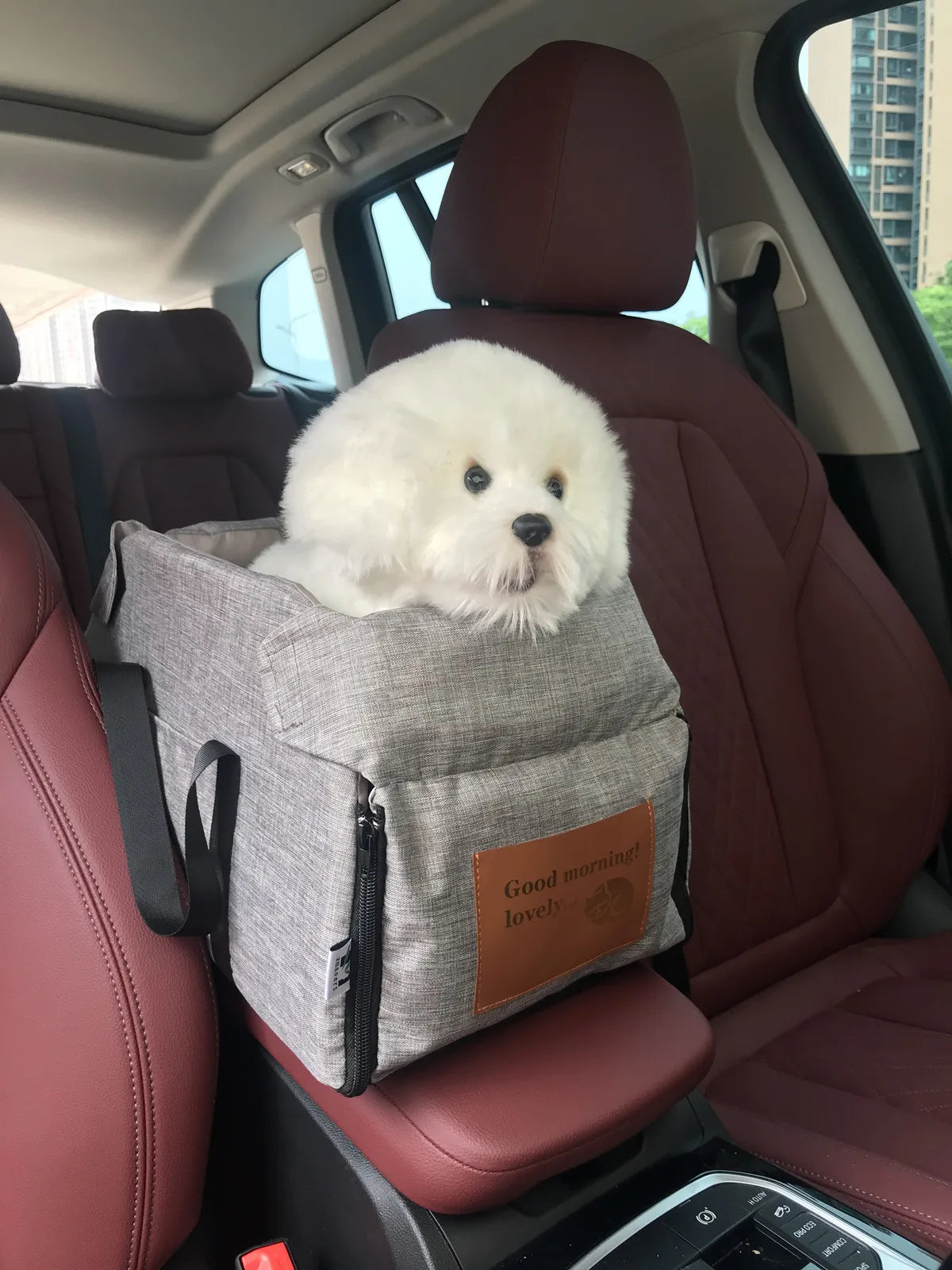 Portable Dog Car Seat Bed for Safe Travel - Smarsty