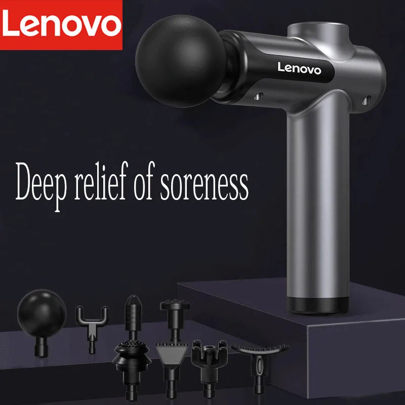 Lenovo Massage Gun for Deep Muscle Relief and Relaxation - Smarsty
