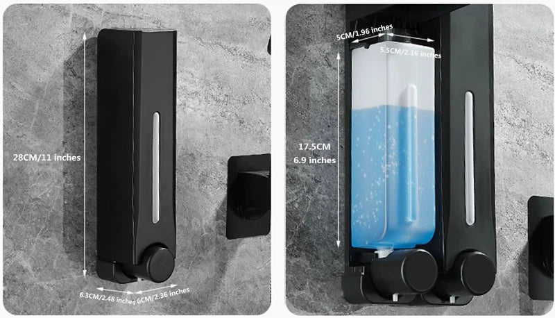 Wall Mounted Soap Dispenser for Easy Bathroom Accessory - Smarsty