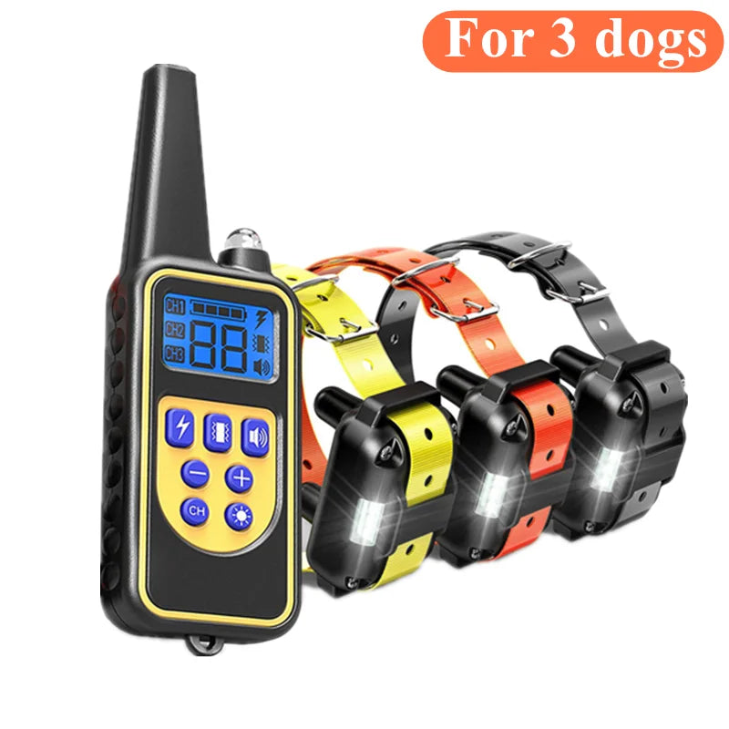 Waterproof Electric Dog Training Collar with Remote Control - Smarsty