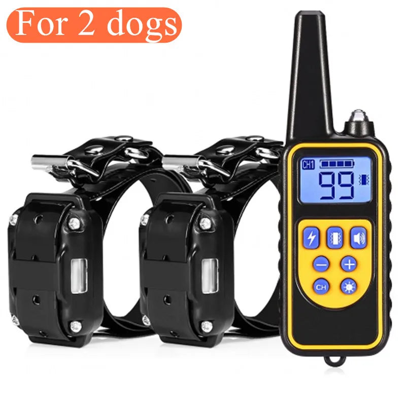 Waterproof Electric Dog Training Collar with Remote Control - Smarsty