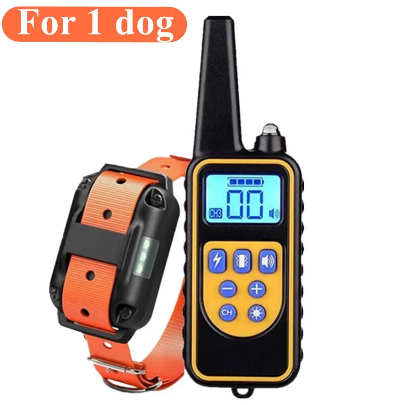 Waterproof Electric Dog Training Collar with Remote Control - Smarsty