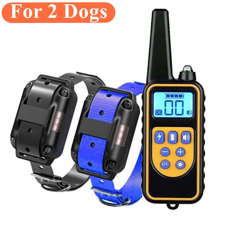 Waterproof Electric Dog Training Collar with Remote Control - Smarsty