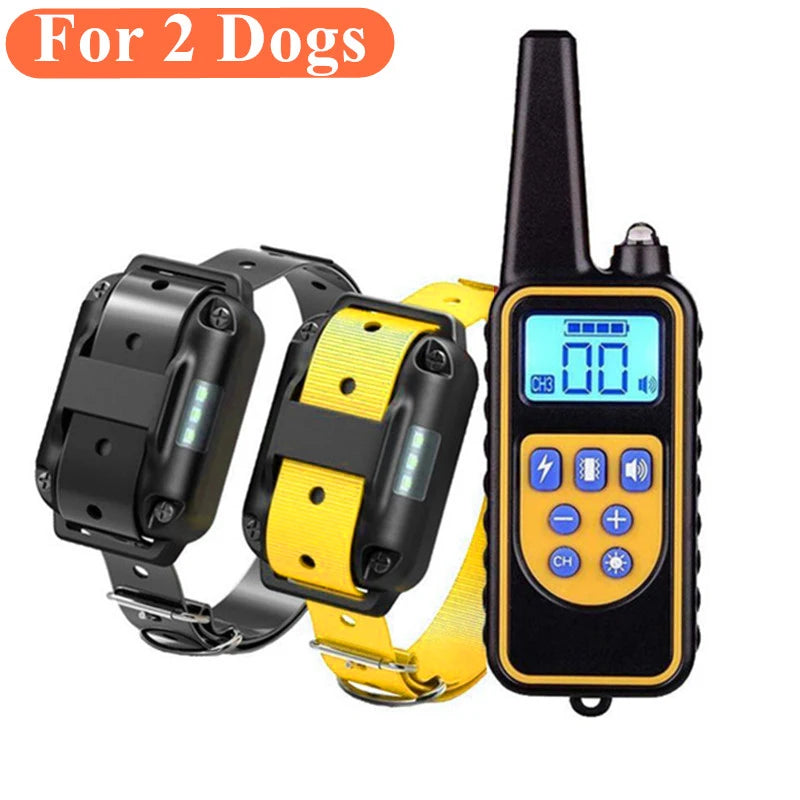 Waterproof Electric Dog Training Collar with Remote Control - Smarsty