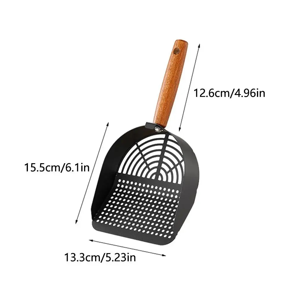 Long Handle Steel Cat Litter Scoop for Easy Cleaning - Smarsty