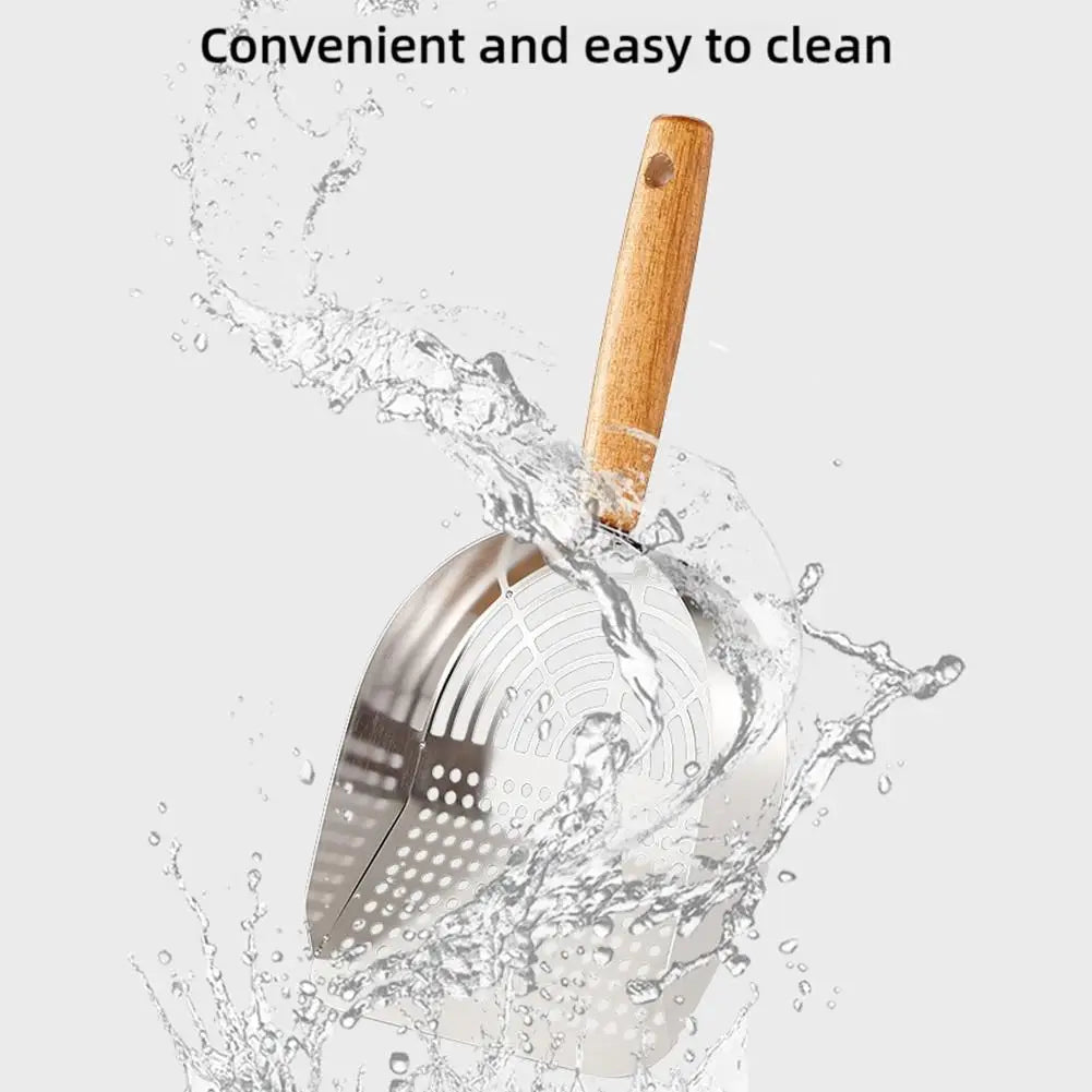 Long Handle Steel Cat Litter Scoop for Easy Cleaning - Smarsty