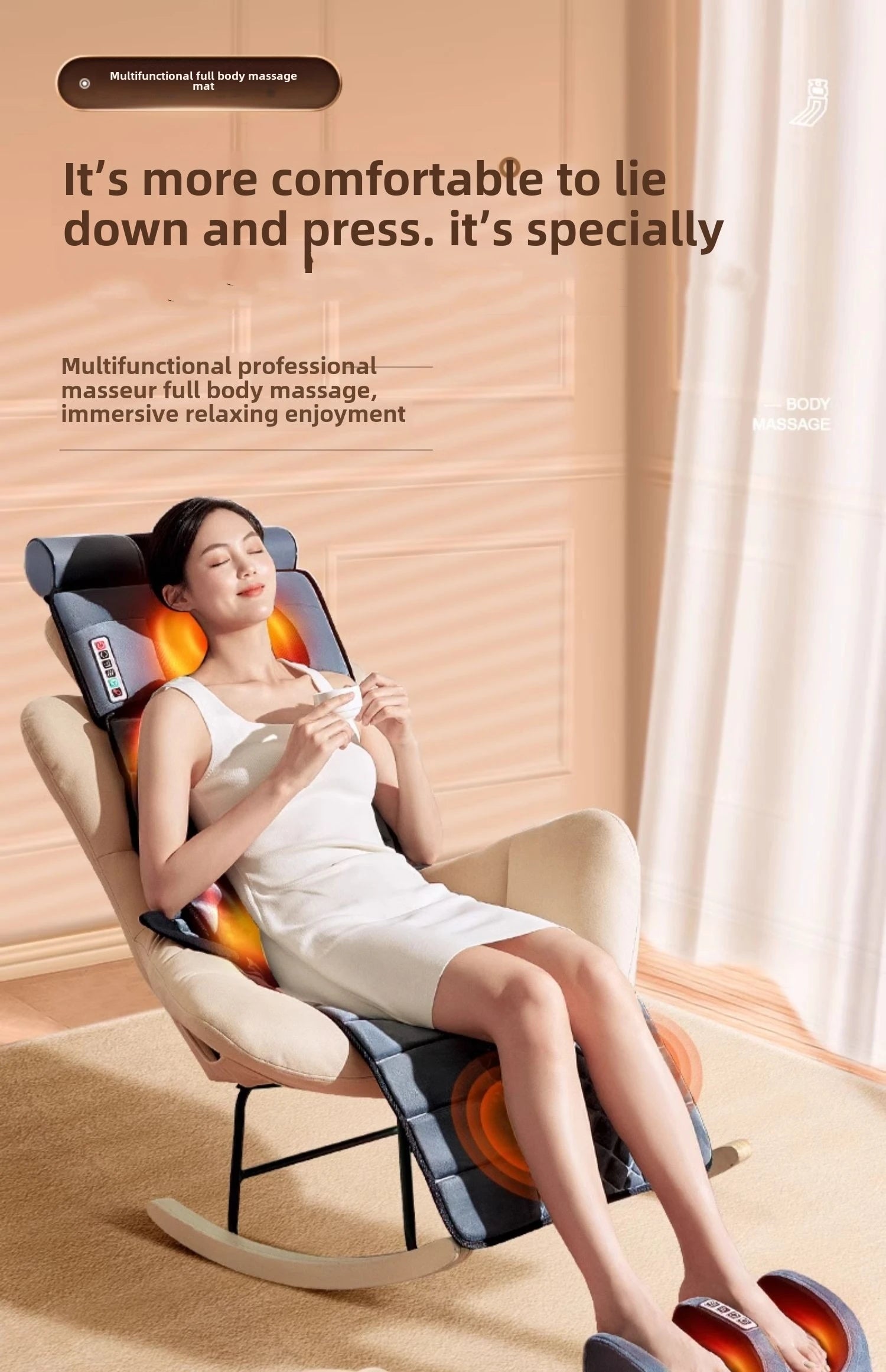 Full Body Massage Pad with 10 Zone Vibration Relief - Smarsty