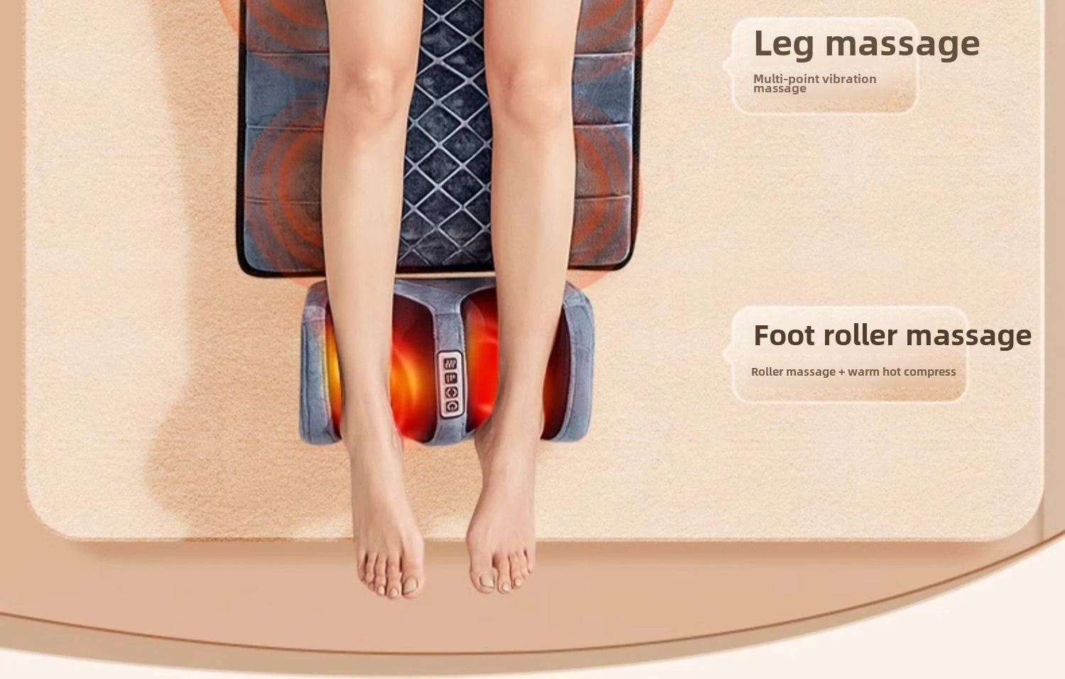 Full Body Massage Pad with 10 Zone Vibration Relief - Smarsty