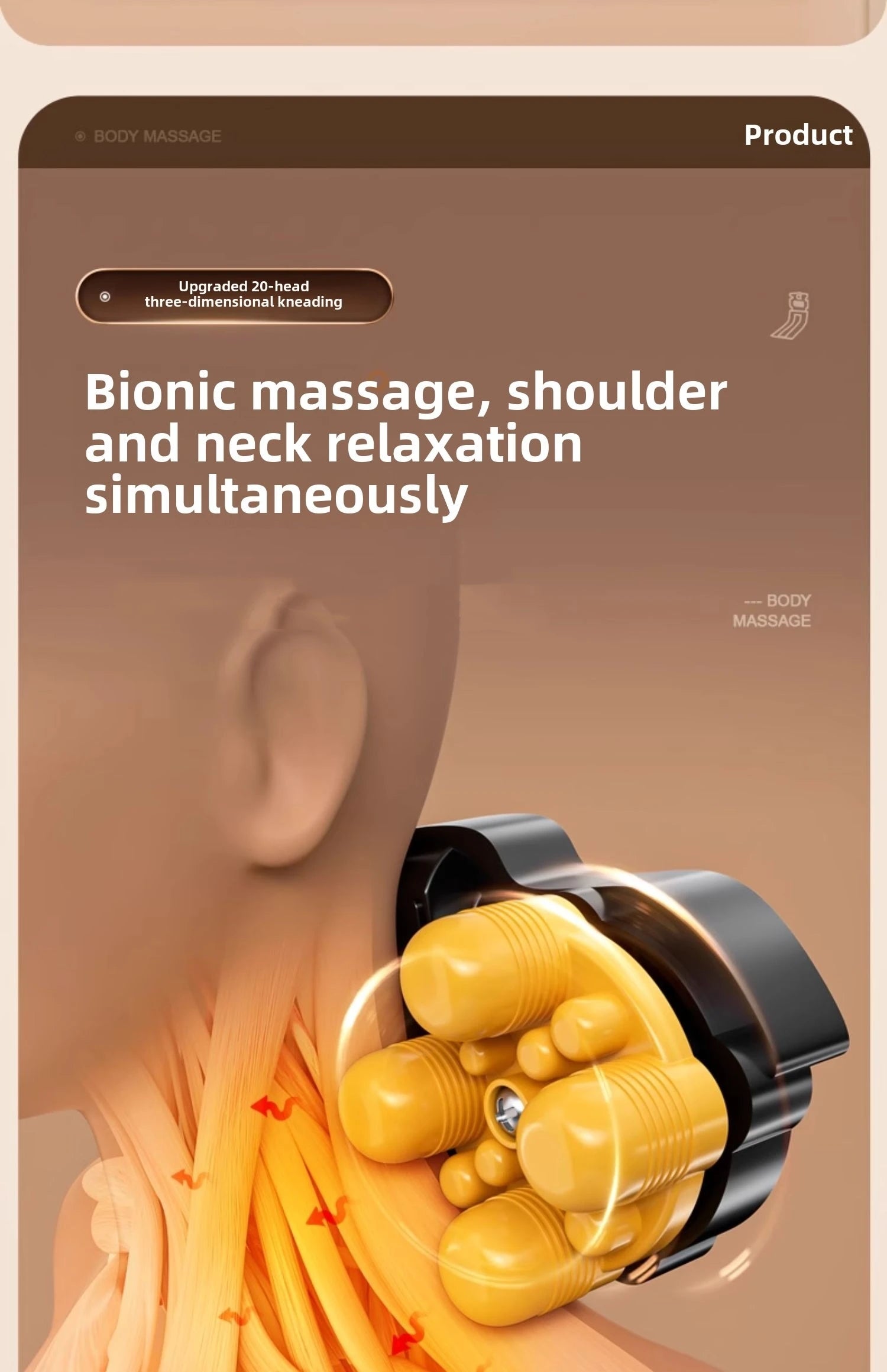 Full Body Massage Pad with 10 Zone Vibration Relief - Smarsty