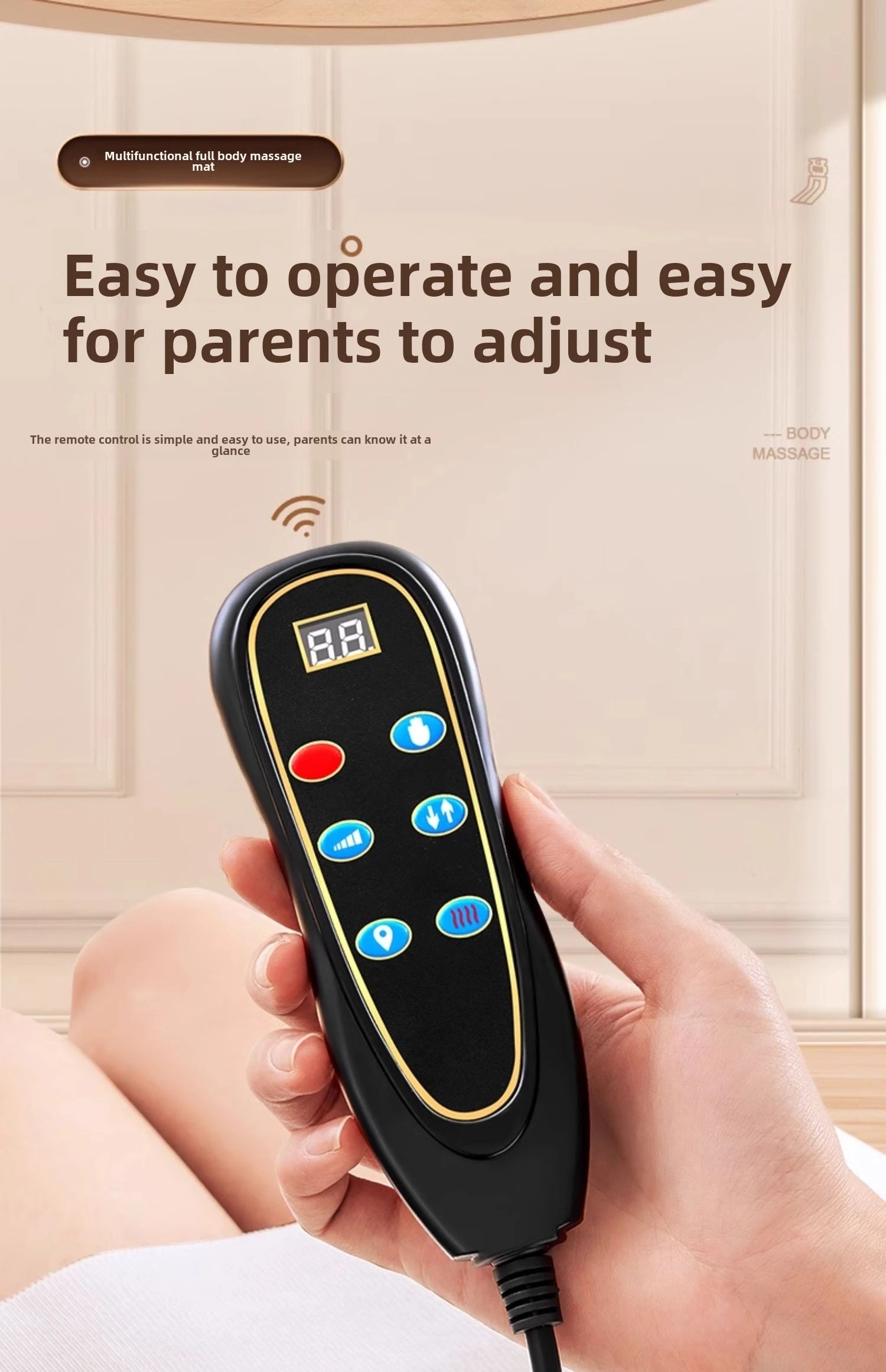 Full Body Massage Pad with 10 Zone Vibration Relief - Smarsty