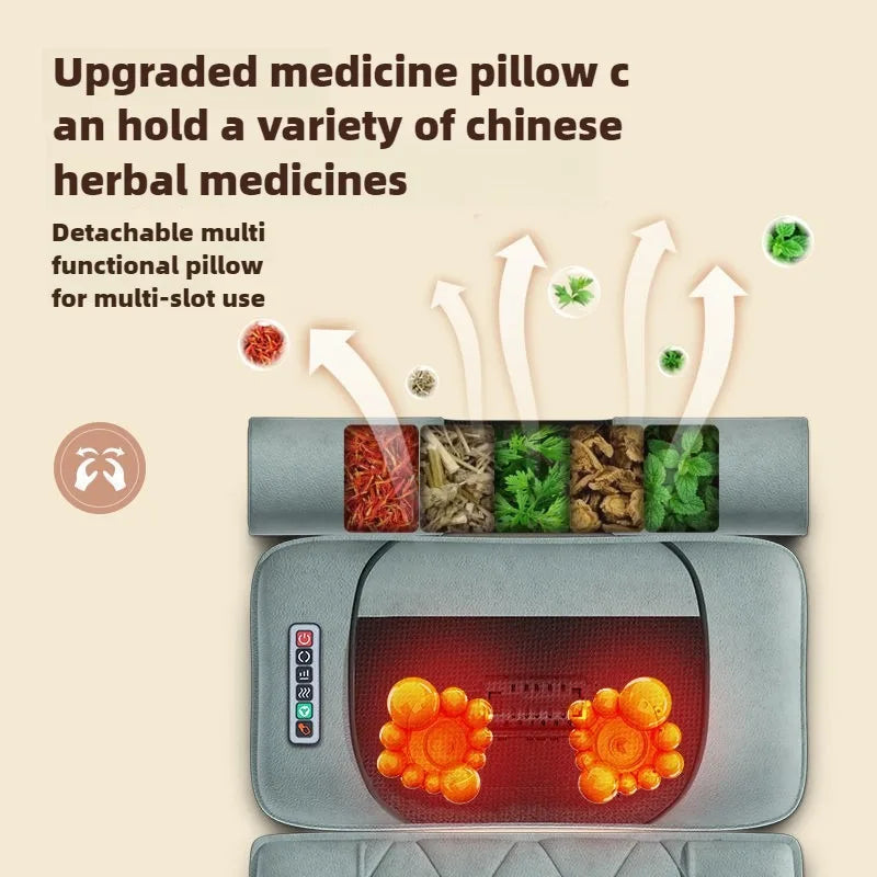 Electric Full Body Massage Mattress With Heating Relaxation Feature - Smarsty