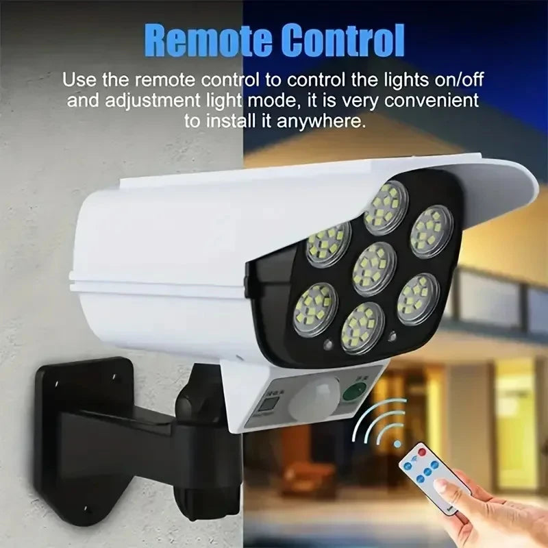 Waterproof Solar LED Wall Light with Remote Control - Smarsty