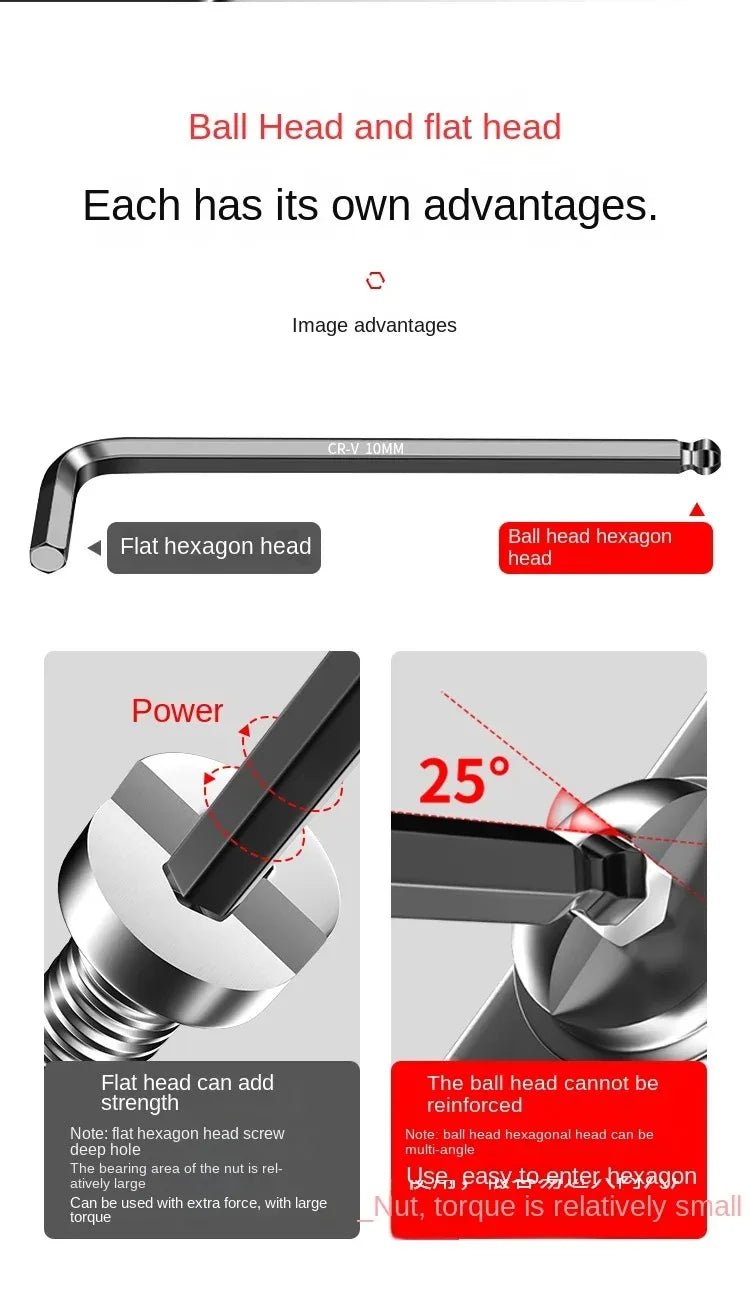 High Strength Hex Wrench Set for Precision Tasks - Smarsty