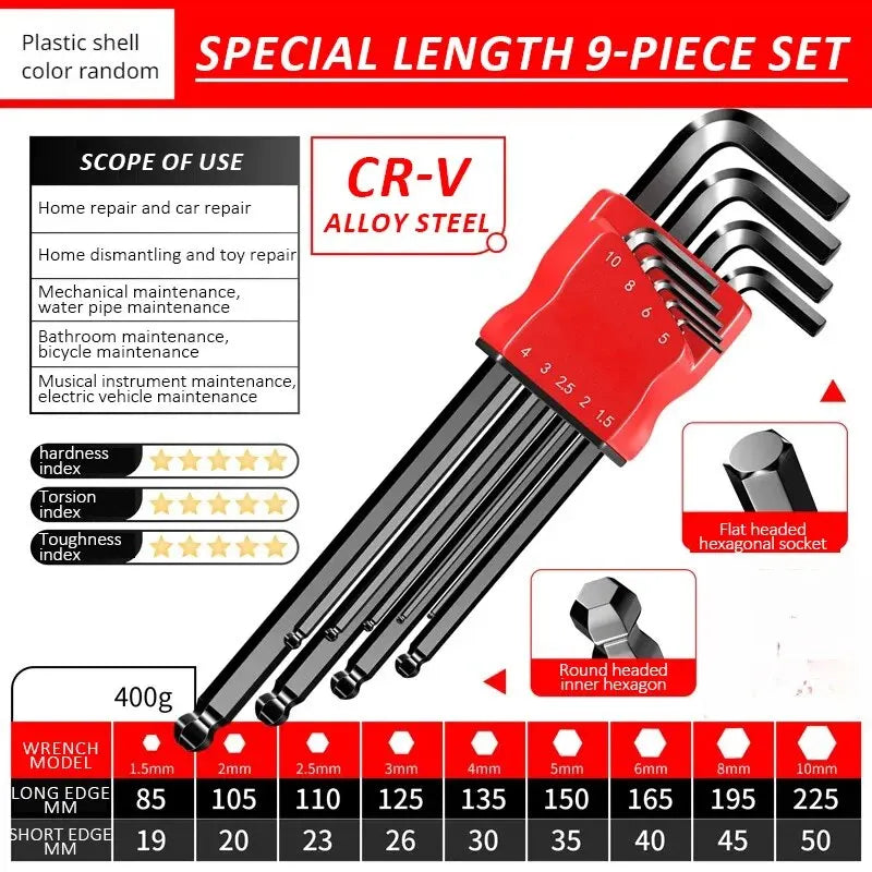 High Strength Hex Wrench Set for Precision Tasks - Smarsty