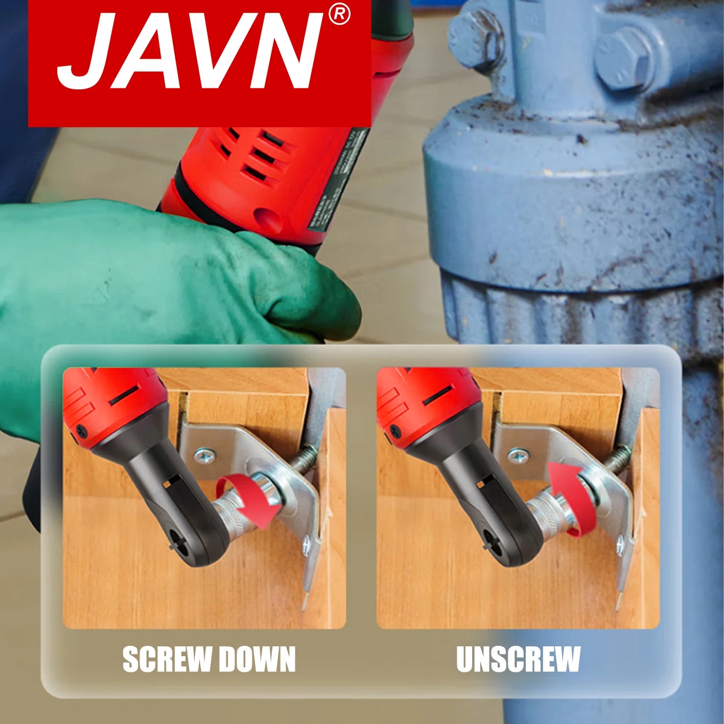 JAVN 12V Cordless Electric Wrench for Easy Car Repairs - Smarsty