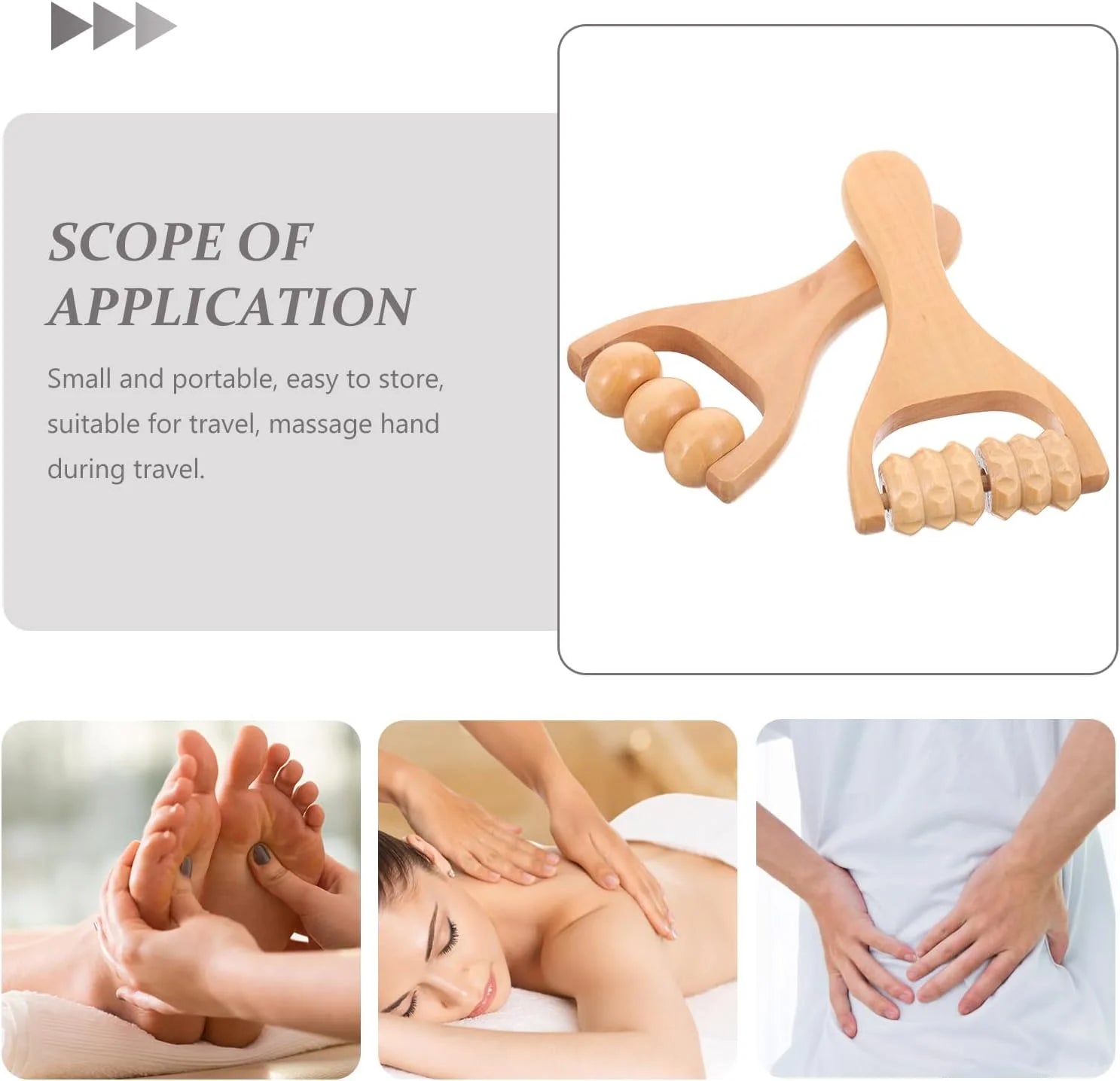 Compact Wooden Massager for Full Body Relaxation - Smarsty