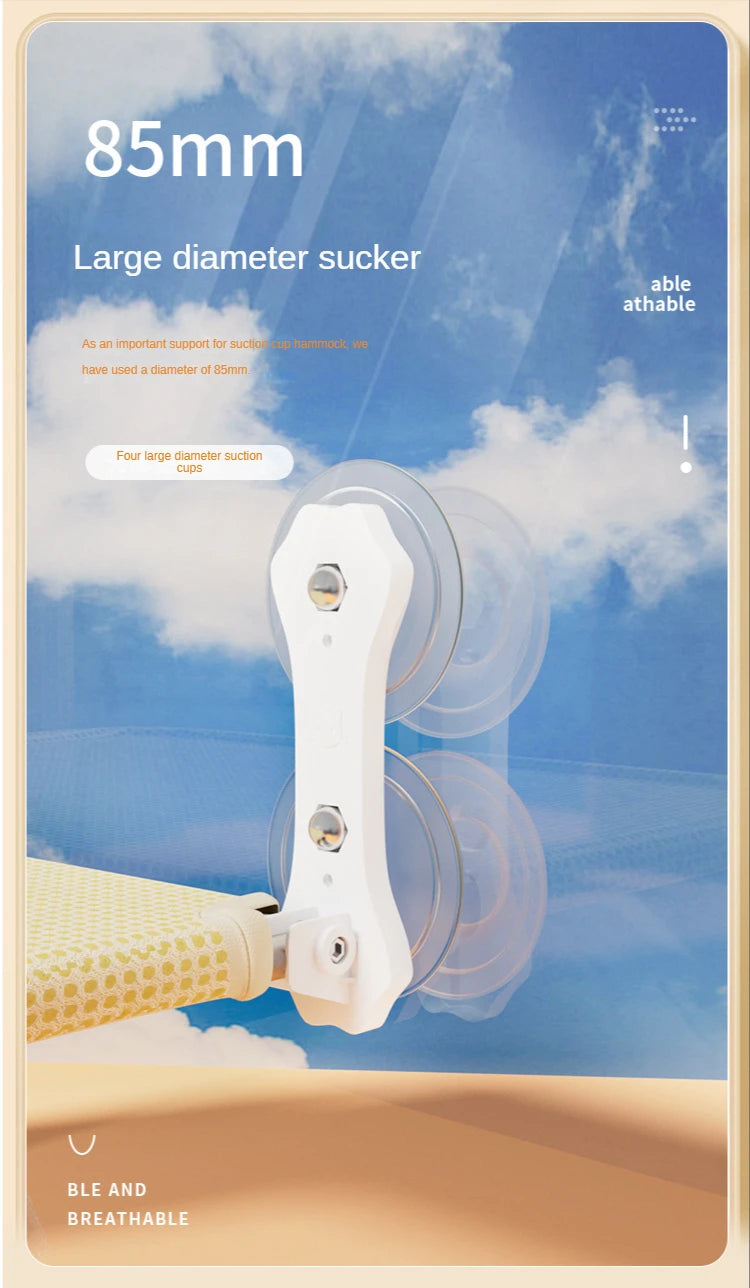 Foldable Suction Cup Cat Hammock For Window Relaxation - Smarsty