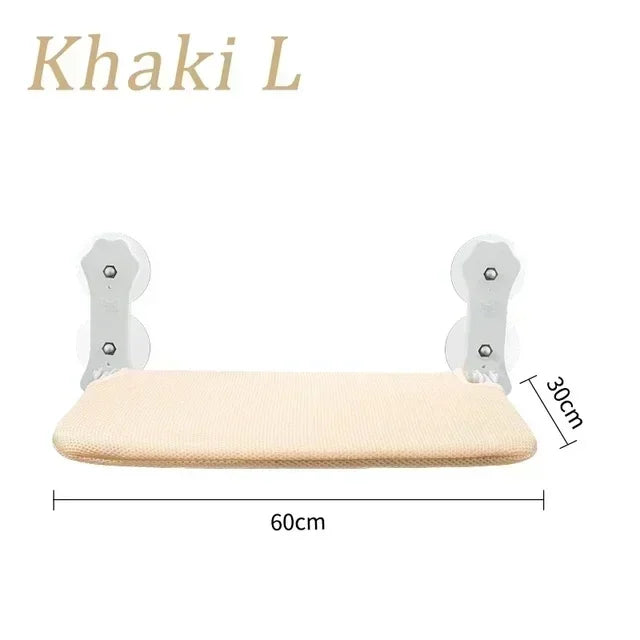 Foldable Suction Cup Cat Hammock For Window Relaxation - Smarsty