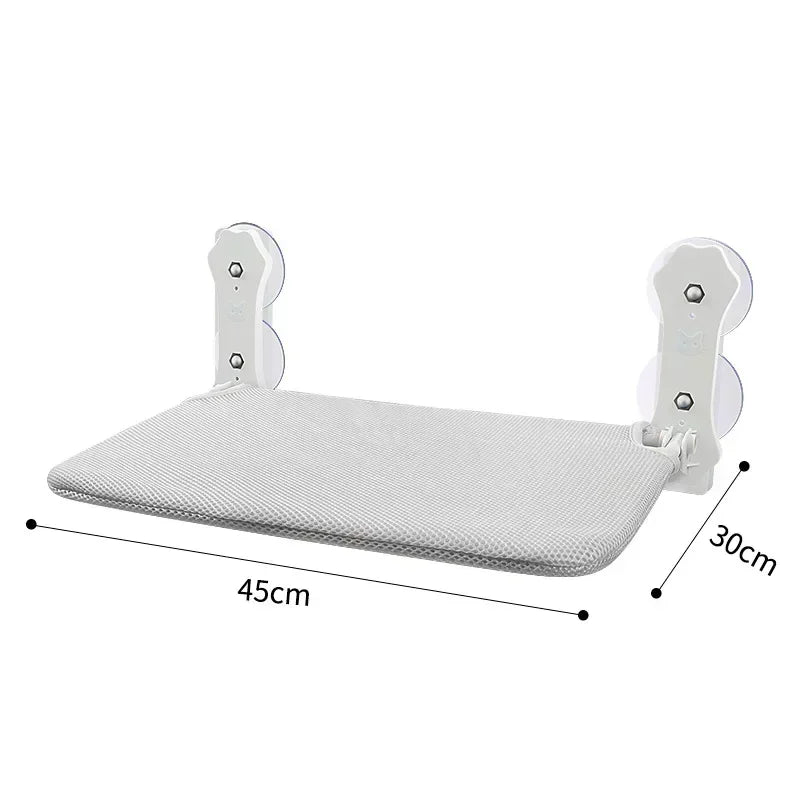 Foldable Suction Cup Cat Hammock For Window Relaxation - Smarsty