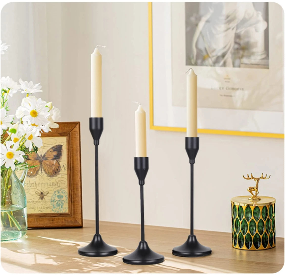 European Style Metal Candle Holders Set for Home Decor - Smarsty