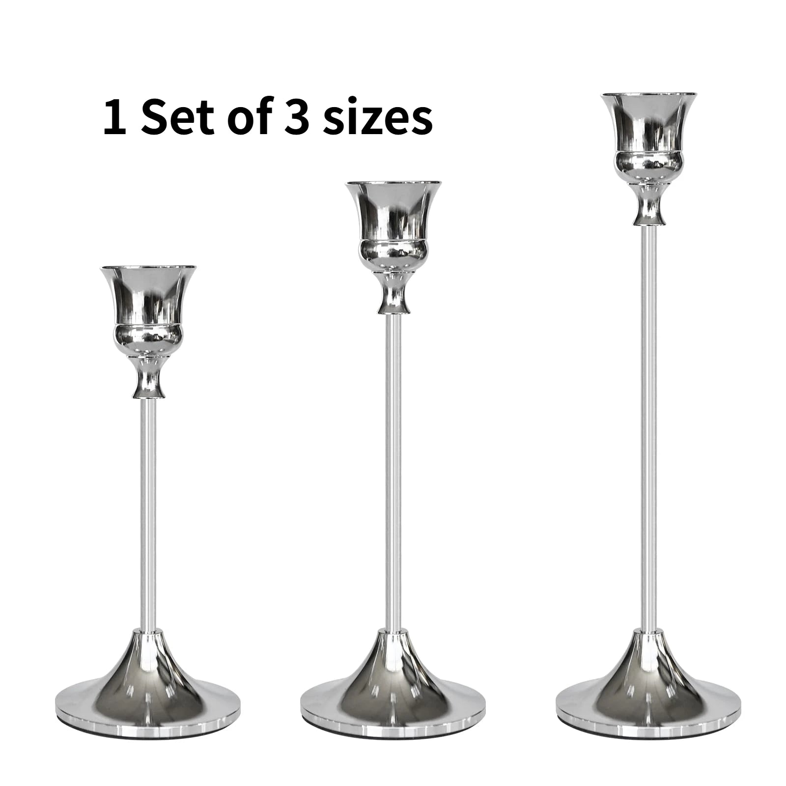European Style Metal Candle Holders Set for Home Decor - Smarsty