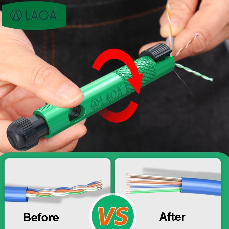 LAOA Network Cable Untwist Tool for Easy Pair Separation - Smarsty