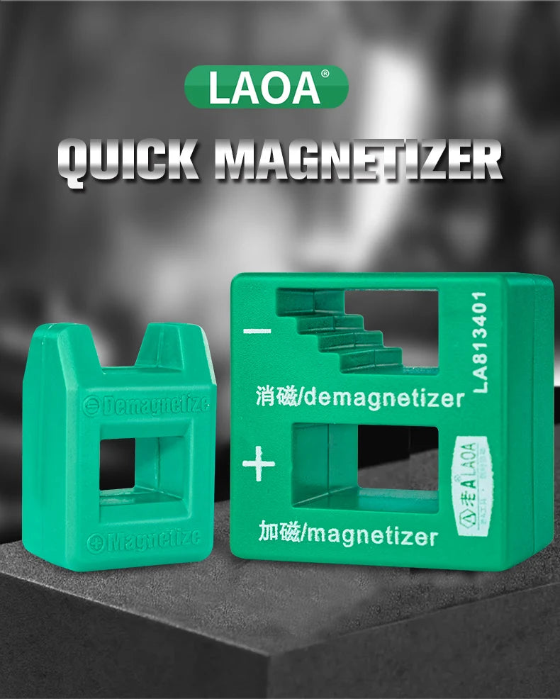 LAOA Screwdriver Magnetizer Demagnetizer Tool for Enhanced Functionality - Smarsty