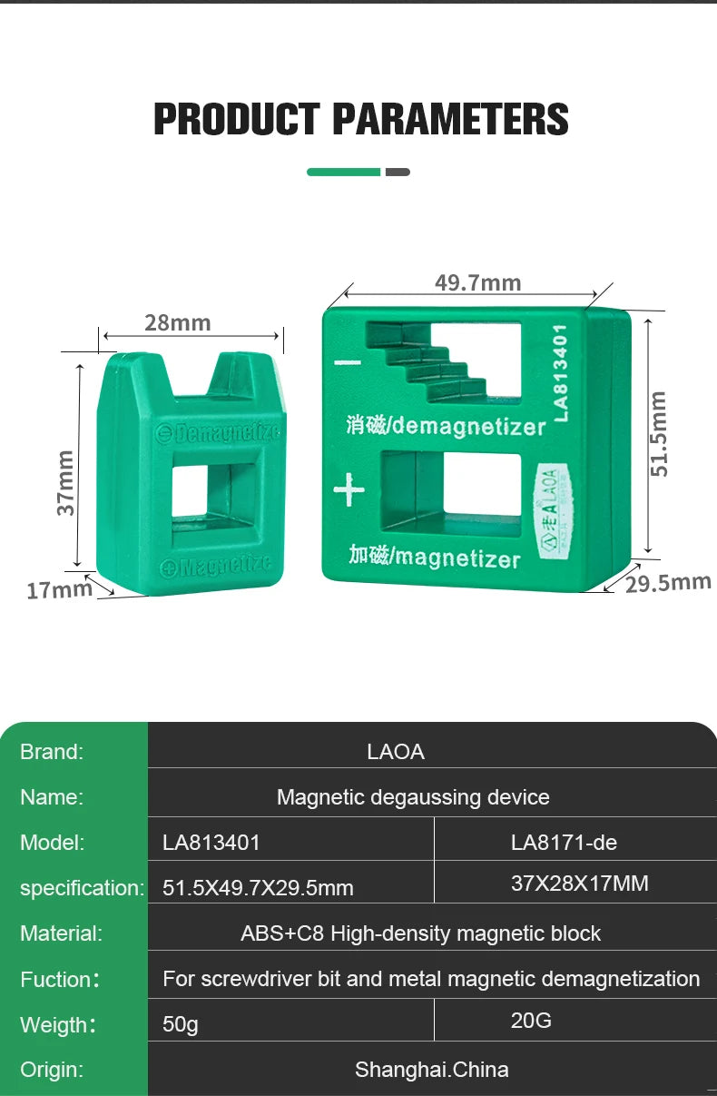 LAOA Screwdriver Magnetizer Demagnetizer Tool for Enhanced Functionality - Smarsty