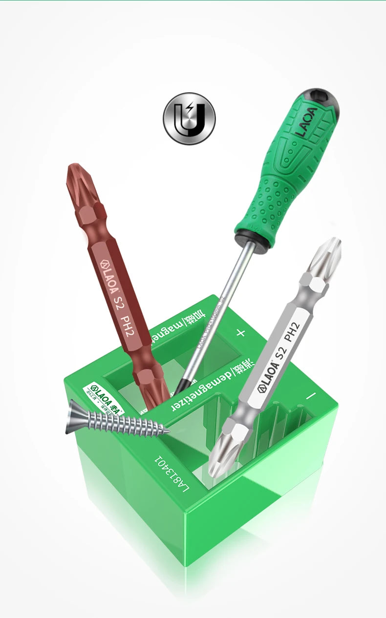 LAOA Screwdriver Magnetizer Demagnetizer Tool for Enhanced Functionality - Smarsty