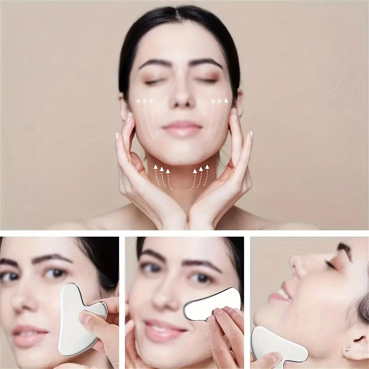 Stainless Steel Gua Sha Board for Radiant Skin - Smarsty