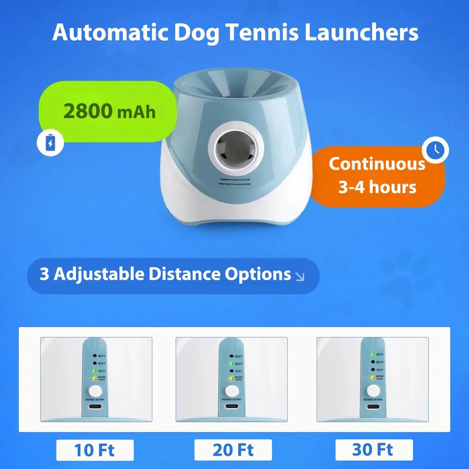 Automatic Dog Tennis Ball Launcher for Interactive Fun - Smarsty