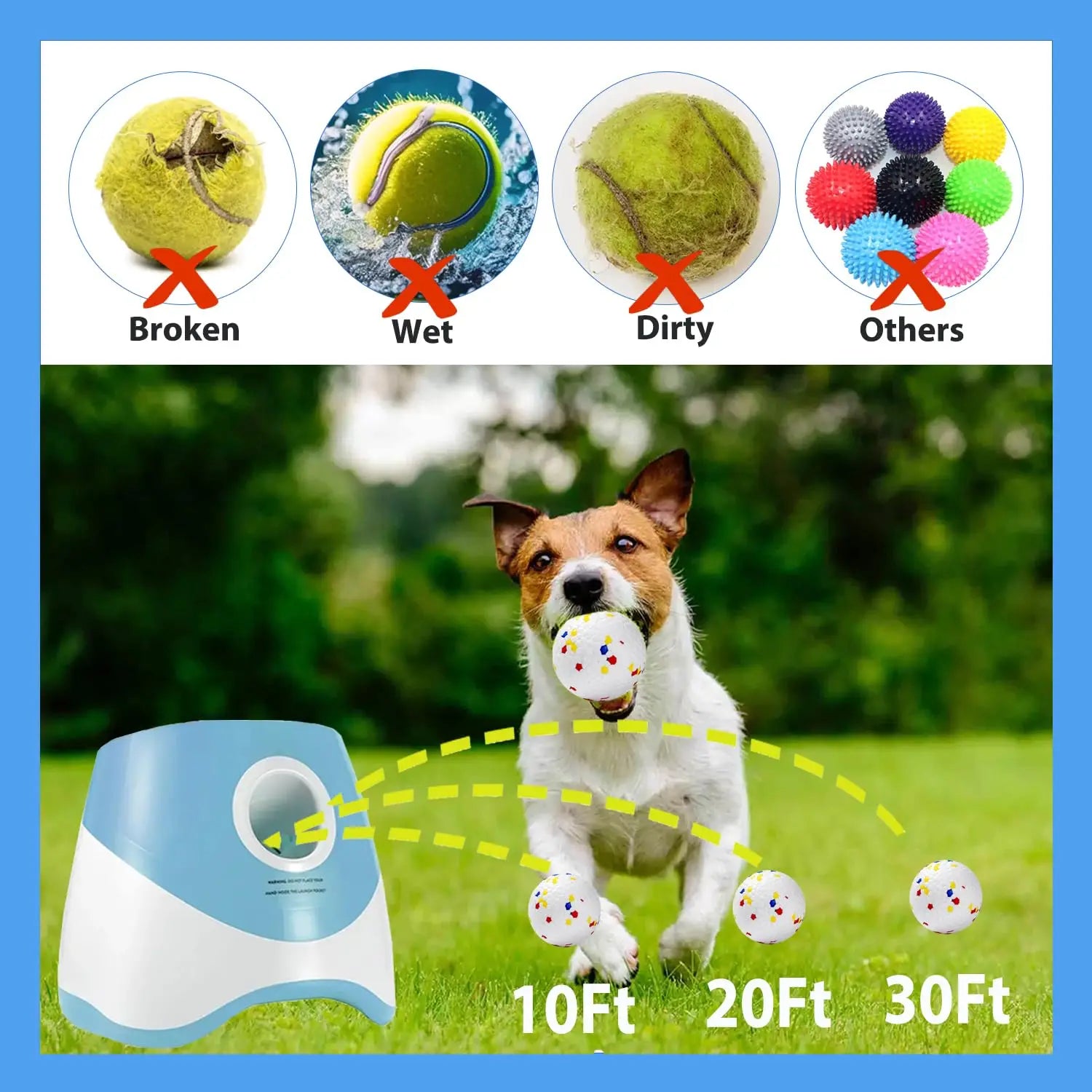 Automatic Dog Tennis Ball Launcher for Interactive Fun - Smarsty