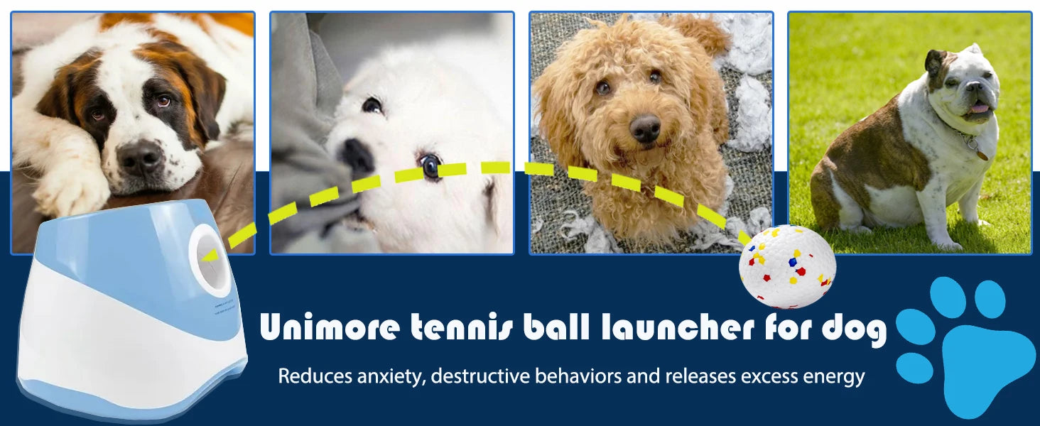 Automatic Dog Tennis Ball Launcher for Interactive Fun - Smarsty