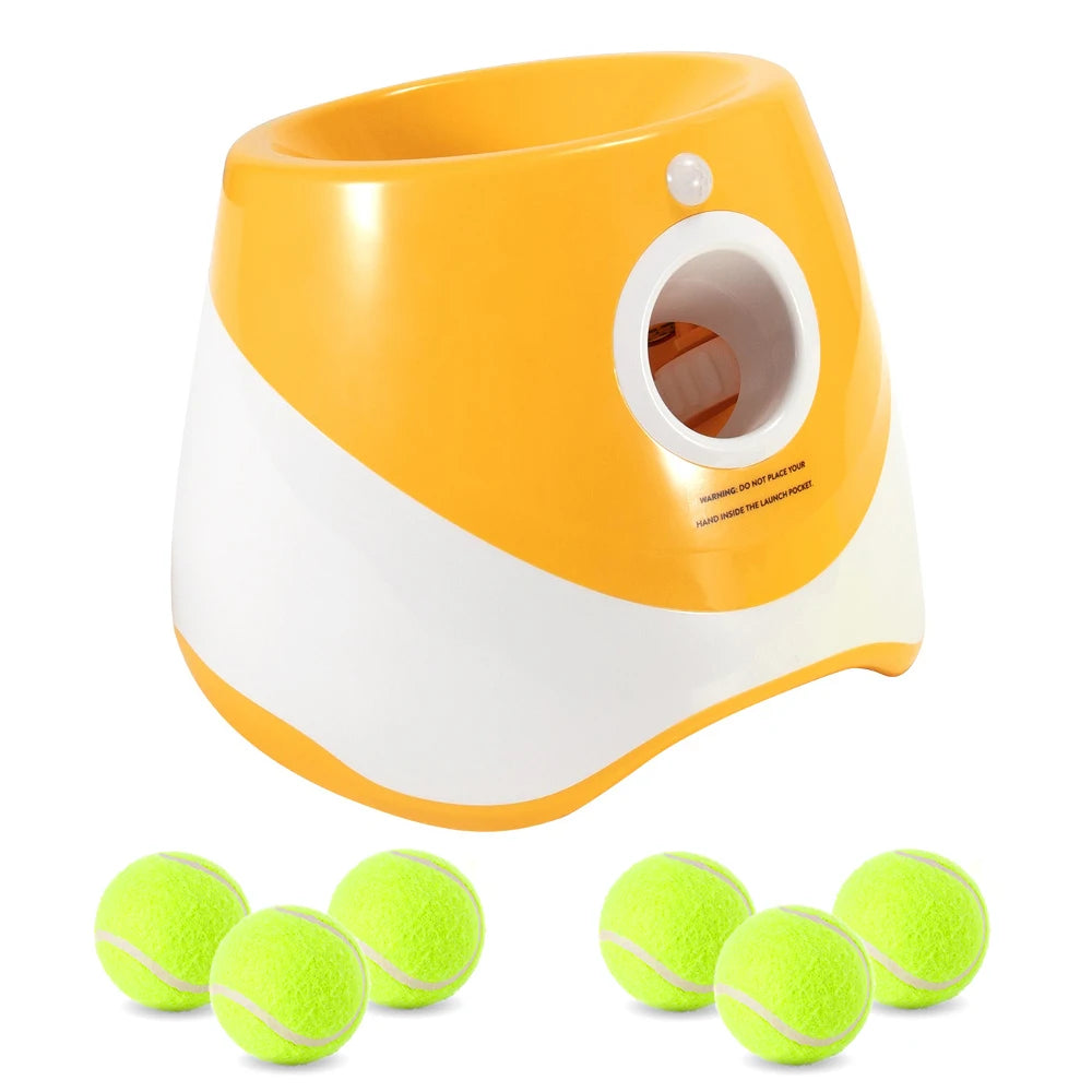 Automatic Dog Tennis Ball Launcher for Interactive Fun - Smarsty