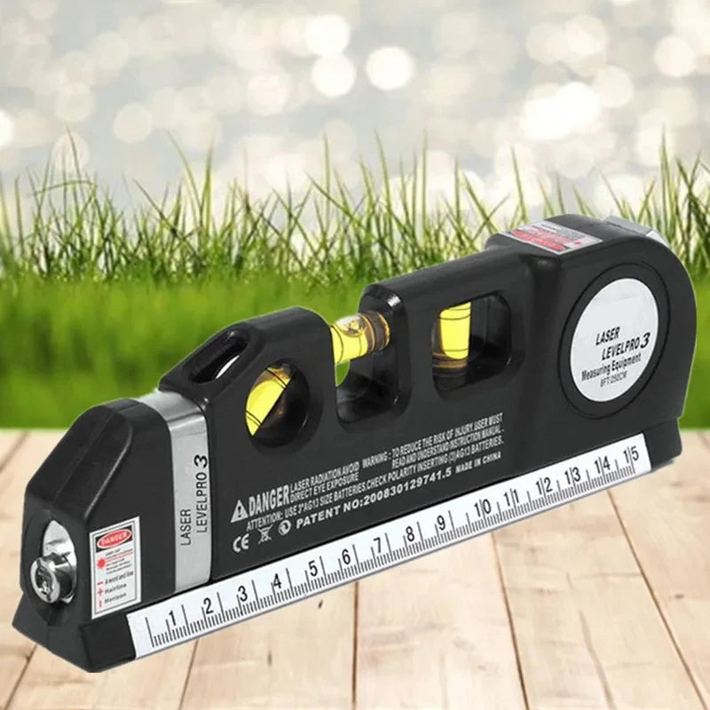 Laser Level 8FT Accurate Horizontal Vertical Measure - Smarsty