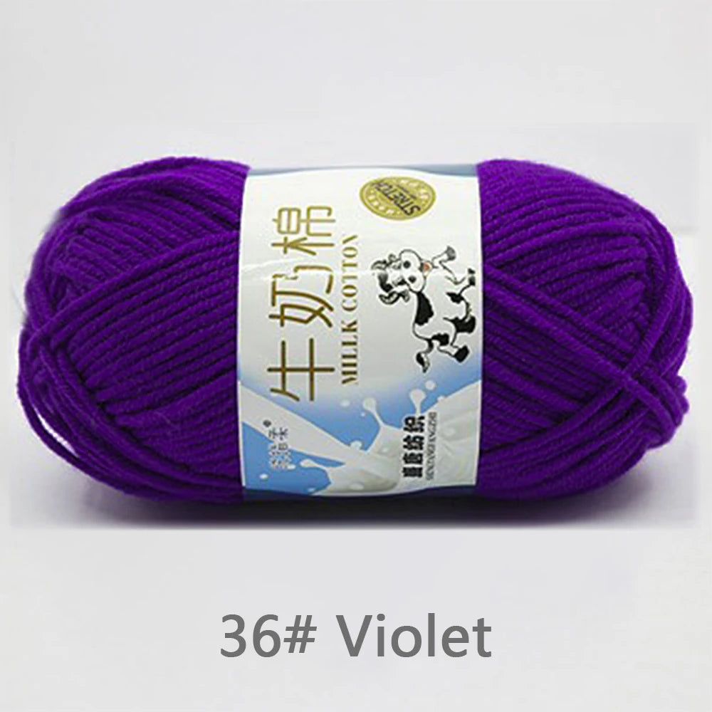 Milk Cotton Yarn Set for Soft Warm Baby Sweaters - Smarsty