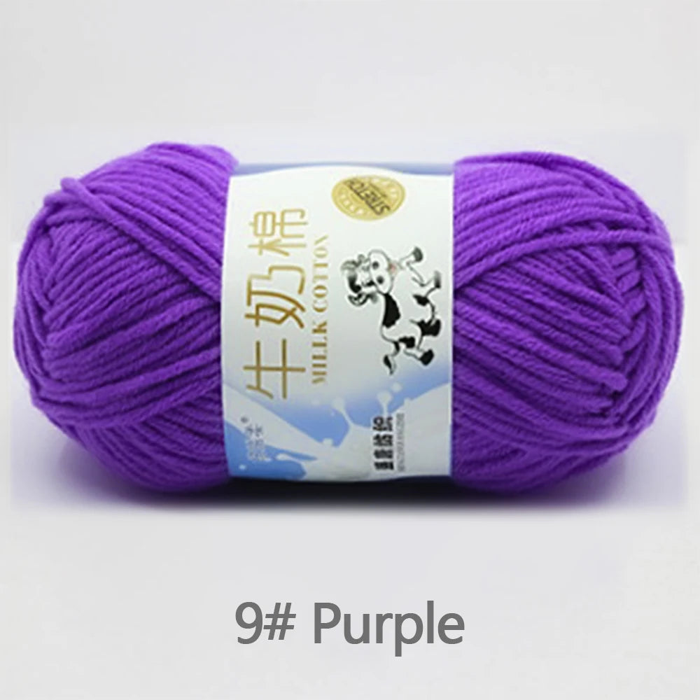 Milk Cotton Yarn Set for Soft Warm Baby Sweaters - Smarsty