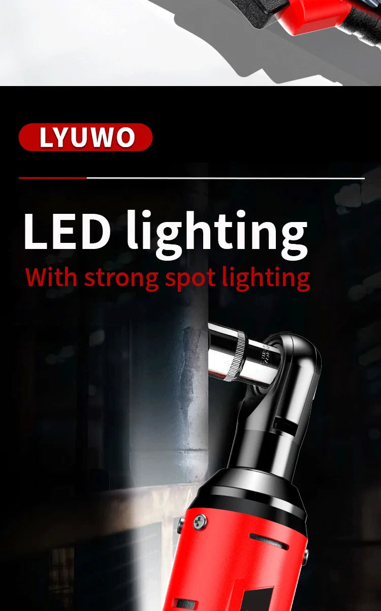 Lyuwo 3/8 Inch Rechargeable Electric Ratchet Set - Smarsty