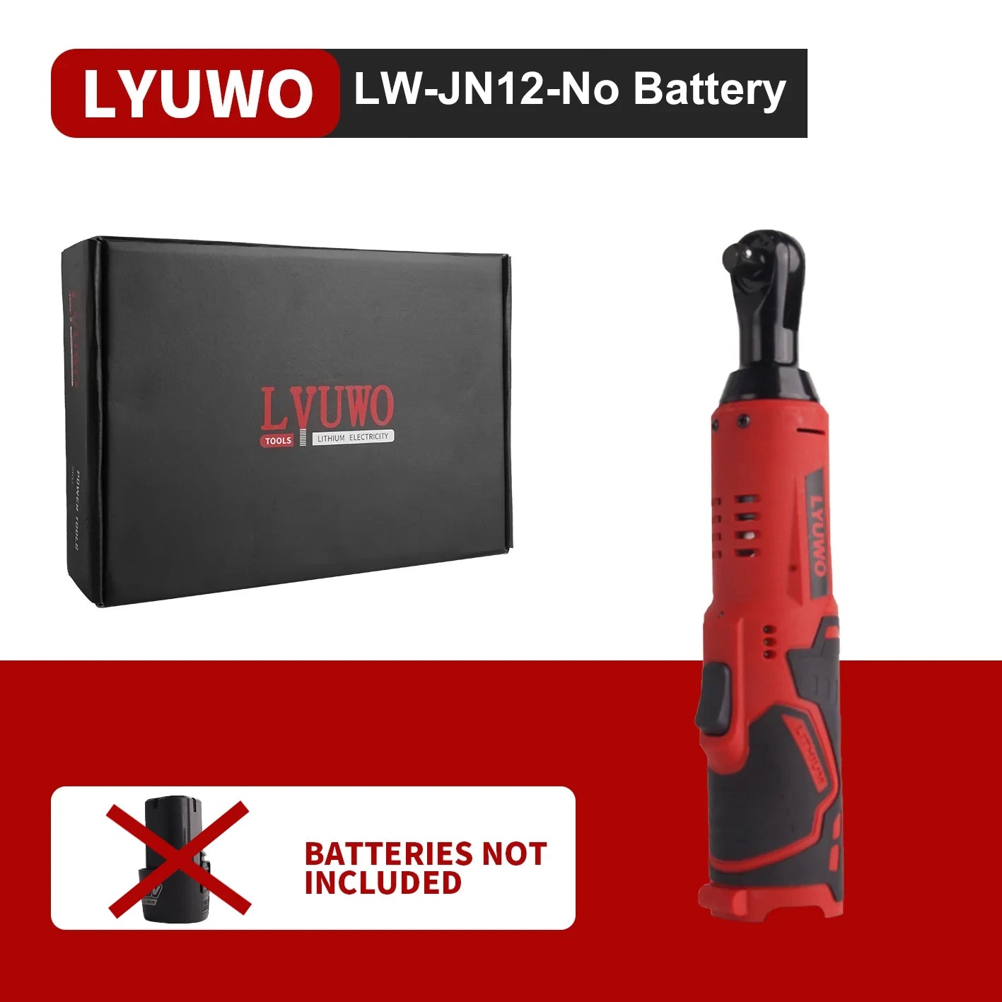 Lyuwo 3/8 Inch Rechargeable Electric Ratchet Set - Smarsty